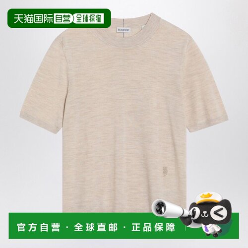 1h可退 香港直邮BURBERRY 女士T恤 8101955164091A4186 SS2025 棕
