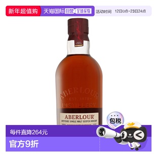 欧洲直邮Aberlour亚伯乐 双桶 12年威士忌 700ml 40%ABV