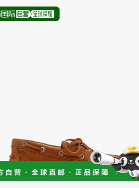 1h可退 香港直邮Miu Miu 缪缪 女士 橙色皮质乐福鞋 5D123EF0058D