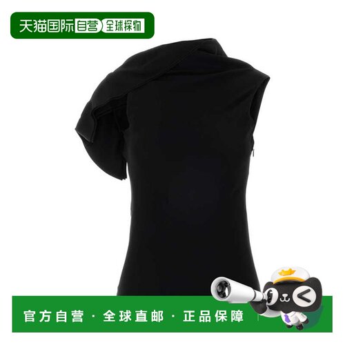 香港直邮LOEWE 罗意威 女士 黑色弹力卡迪上衣 S540Y07XGXBLACK