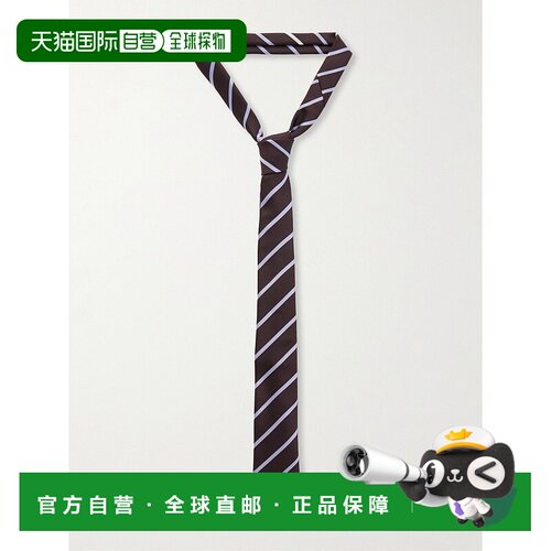 1h可退 香港直邮The Frankie Shop 女士 Lene 条纹斜纹领带 NTFS2
