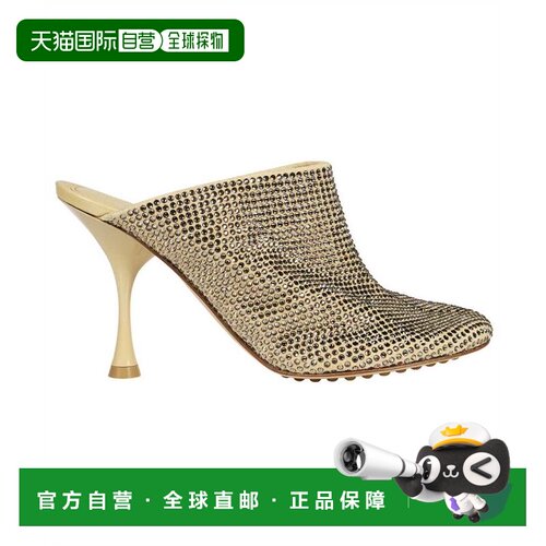1h可退 香港直邮Bottega Veneta 葆蝶家 女士 圆头穆勒高跟鞋 667