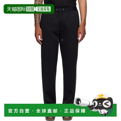 1h可退 香港直邮Moncler 盟可睐 男士 黑色 Logo Jogging 长裤 K2