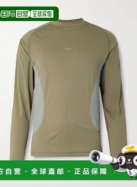 香港直邮Satisfy 男士 AuraLite™ 徽标印花再生高科技T恤 11026AG