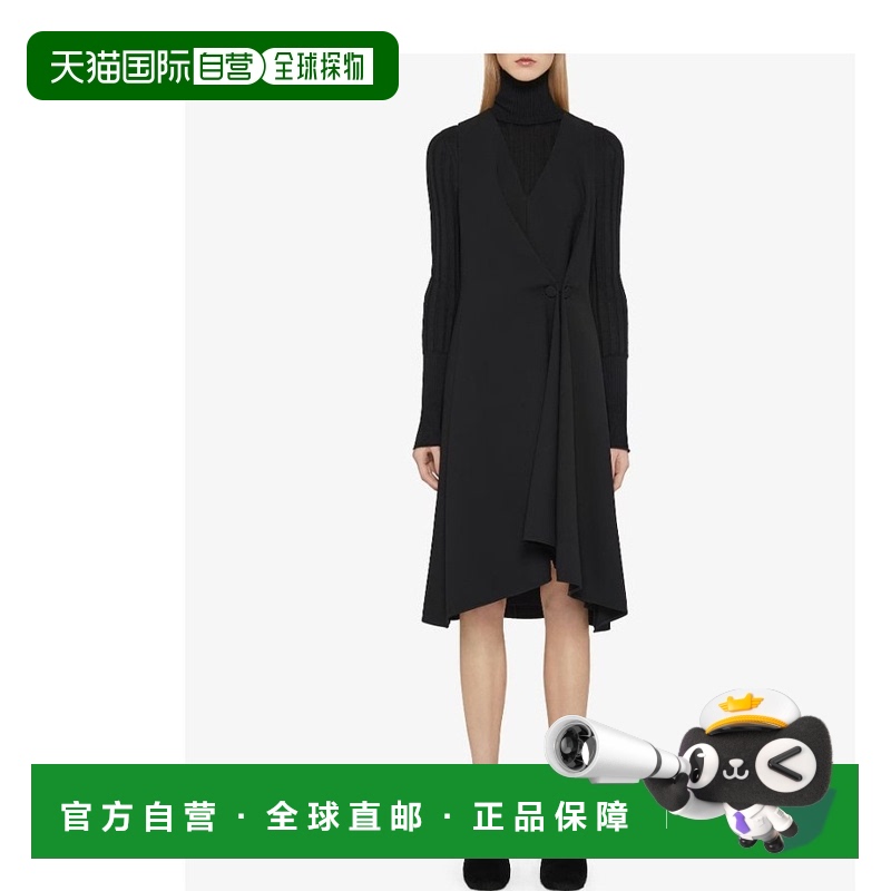 香港直邮Givenchy 纽扣褶皱连衣裙 BW21T314SD