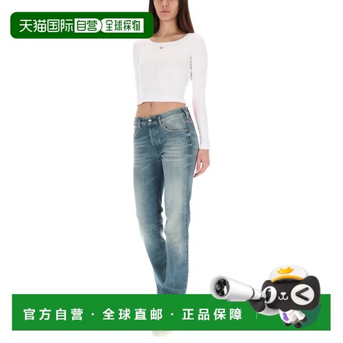 1h可退 香港直邮DIESEL 女士牛仔裤 A1233709M5801 AW2025 蓝色 1