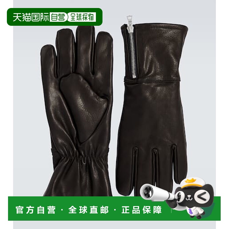 1h可退 香港直邮AURALEE 男士 皮革手套 brown棕色 舒适时尚