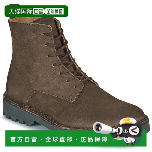欧洲直邮Selected 男鞋 靴子 棕色 冬天 SLHRICKY NUBUCK LACE-UP