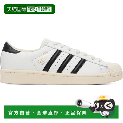 1h可退 香港直邮Adidas 男士 白色 Superstar Vintage 运动鞋 JQ3