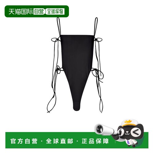 1h可退 香港直邮alaia 女士 打结领连身泳衣 AA9W0086J105D