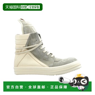 Rick Owens 圆头高帮休闲鞋 RU02F4894LVSLCO