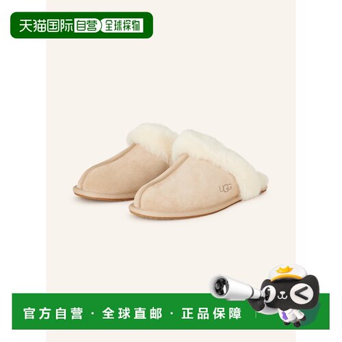 香港直邮UGG 女士拖鞋 100166595612000 CO 米白色 Slippers SCUF