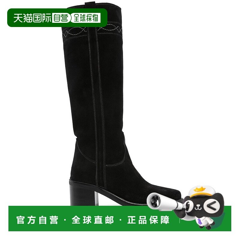 1h可退 欧洲直邮ASH 女士靴子 PAM01WAXEDBLACK长筒靴