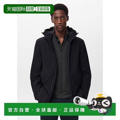 自营欧洲直邮Mango芒果 男士海军蓝采用防水 Thermolite® 面料的