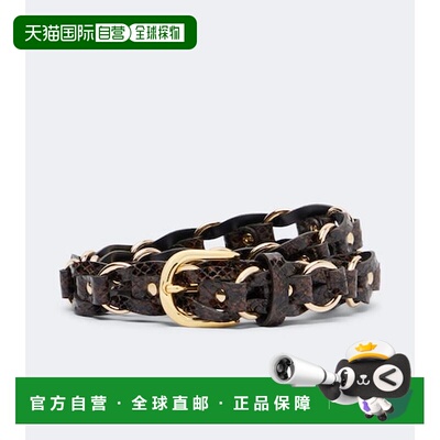 香港直邮Isabel Marant 伊莎贝尔 玛兰 女士 Bali 蛇纹皮带