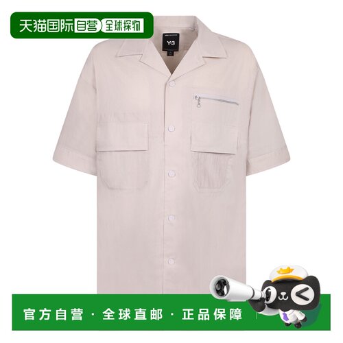 香港直邮Y-3 男士衬衫 KQ9753 SS2026 白色 UT 短【付后1h可退】