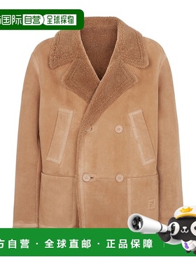 香港直邮Fendi 双排扣皮夹克 FM0270ATJB