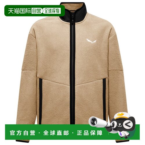 1h可退 欧洲直邮SALEWA 男士抓绒衣 0057554QUICKSAND CO 卡其色
