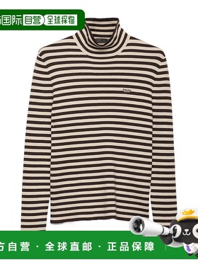 香港直邮Prada 细羊毛高领毛衣 UMR66118FFSOOO针织半高领