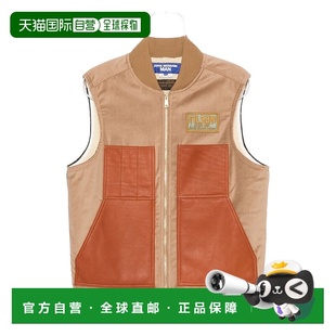 皮革拼接背心 香港直邮Junya 男士 渡边淳弥 WPV002051 Watanabe