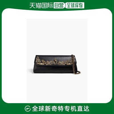 香港直邮Moschino 女士Embellished leather clutch 手拿包