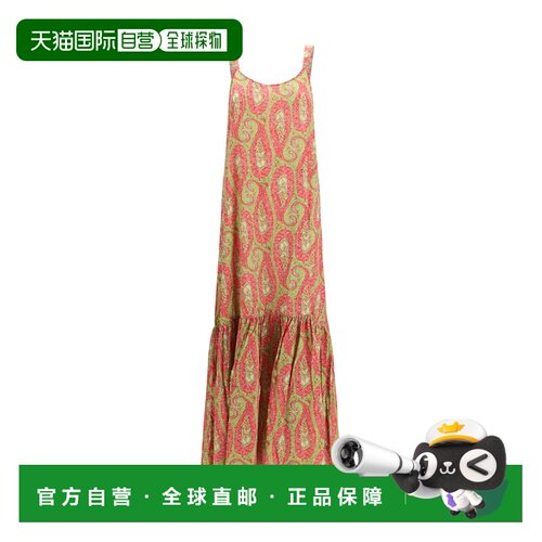 香港直邮Etro 艾特罗 女士 无袖长款连衣裙 WRHA003099SP5I9吊带