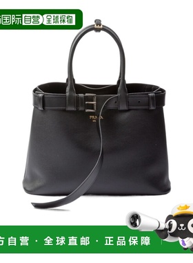 1h可退 香港直邮Prada/普拉达 25FW Buckle大号徽标单肩包 Women