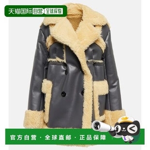 1h可退 香港直邮Sacai 女士 双排扣夹克 black黑色 舒适时尚外套