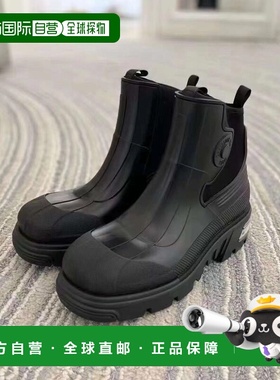 1h可退 香港直邮DIOR 迪奥 女士 徽标短筒靴 KCI739NERS black黑