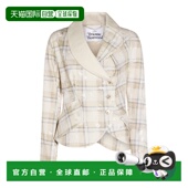 格纹夹克 长袖 1401007SW01EGB208 Westwood 香港直邮Vivienne