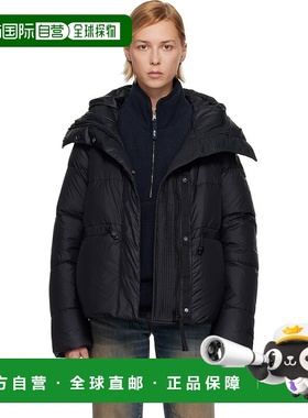 1h可退 香港直邮Canada Goose 加拿大鹅 女士 黑色 Tonal Label