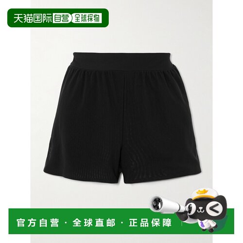 1h可退 香港直邮On 女士 + Zendaya Gloria 弹性网纱短裤 1WF3106