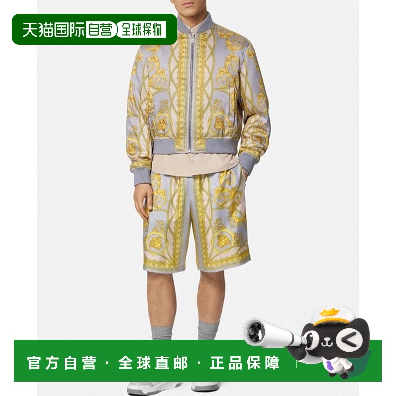 香港直邮VERSACE 24FW LA COUPE DES DIEUX飞行员夹克 Men范思哲