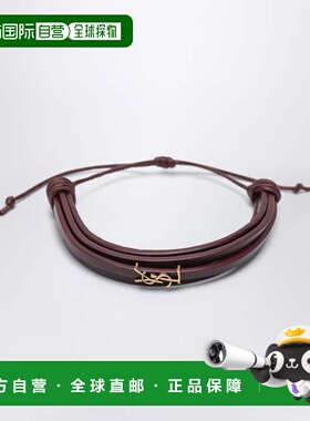 香港直邮Saint Laurent 圣罗兰 女士 Multi-wrap CASSANDRE motif