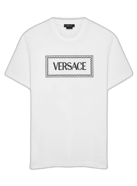 1h可退 Versace 圆领棉质T恤范思哲男装短袖 10116941A08584