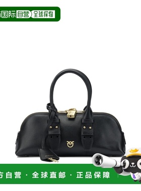 1h可退 香港直邮Pinko 品高 女士 黑色皮革手袋 105334A0QOZ99VBL