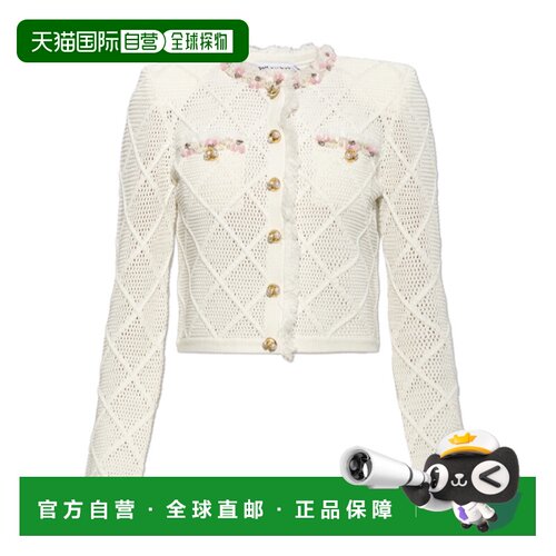 Self-Portrait 长袖针织衫 AW26088CAC开衫 【付后1h可退】