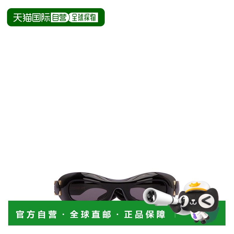1h可退 香港直邮DIOR 迪奥 女士 徽标太阳镜 LADYR1IXR1 black黑