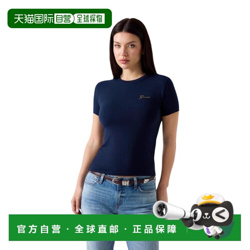 欧洲直邮GUESS 女士T恤 W6YI12K3751G7P1 AW2026 【付后1h可退】