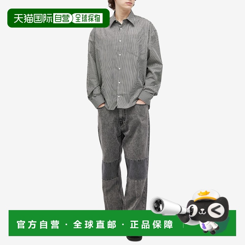1h可退 香港直邮Ami Paris 女士 长袖衬衫 USH116CO0066 grey灰色