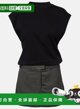 1h可退 香港直邮Acne Studios 艾克妮 女士 棉质迷你连衣裙 A2090