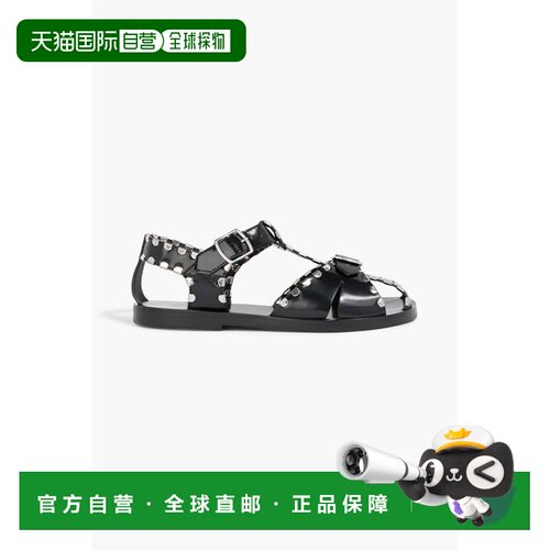 香港直邮Bally 巴利 女士 PASELY 铆钉漆皮凉鞋单鞋 WF0043VT935