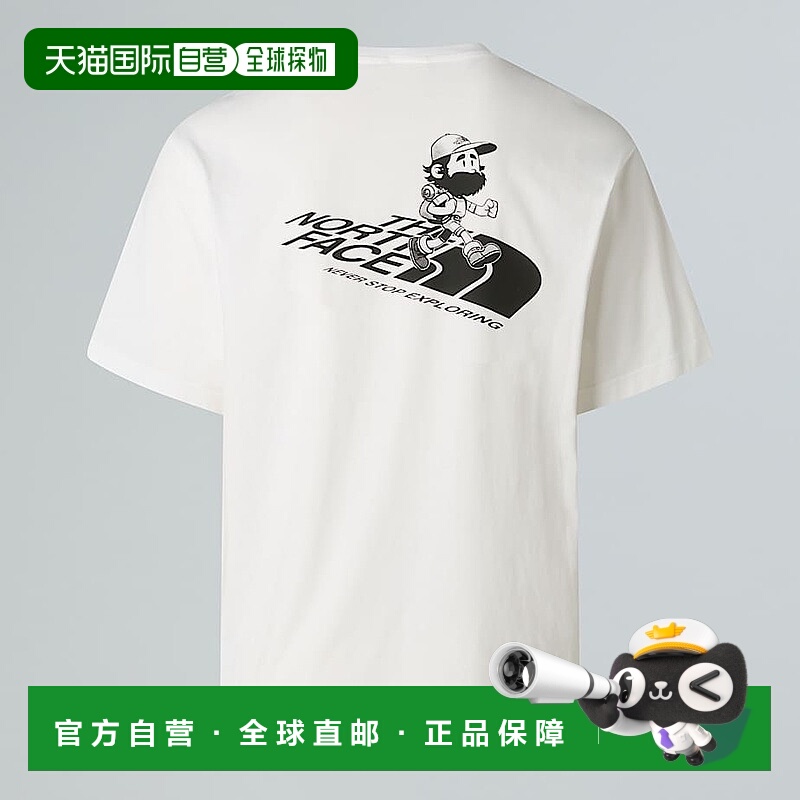 自营欧洲直邮北面 Run Graphic男女通用休闲T恤 THE NORTH FACE