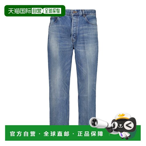 1h可退 Celine 腰带袢牛仔裤 RP0JQ930F.直筒裤