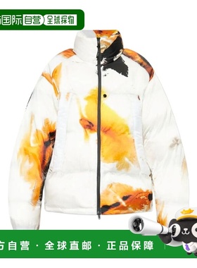 1h可退 香港直邮Y-3 男士 抽象印花蓬松夹克 KA2363 white白色 舒