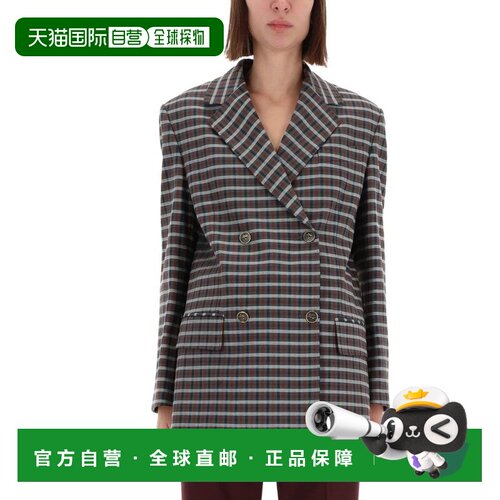香港直邮Etro 艾特罗 女士 双排扣夹克 WRCA009499TQB79外套