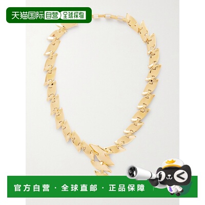 香港直邮KHAITE 女士 叶子镀金项链 10171006 metal金属色 舒适时