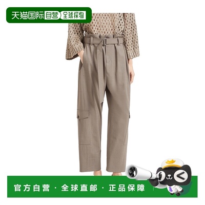 1h可退 香港直邮Brunello Cucinelli 羊毛工装裤 M0W07P8979