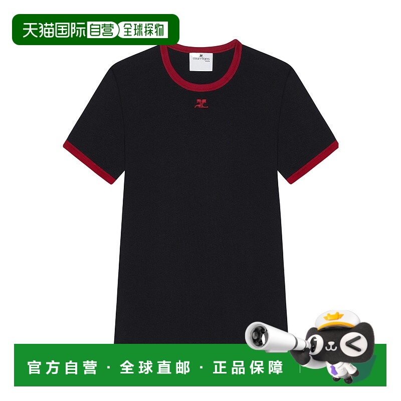 香港直邮Courreges 圆领T恤 125JTS020JS0203短袖