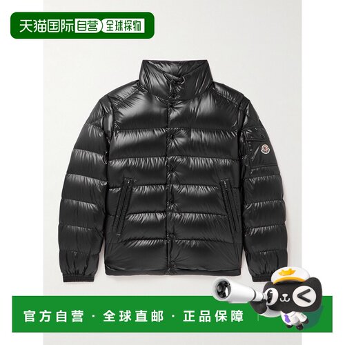 香港直邮Moncler 盟可睐 男士 Logo-Appliqued Shell 绗缝羽绒夹